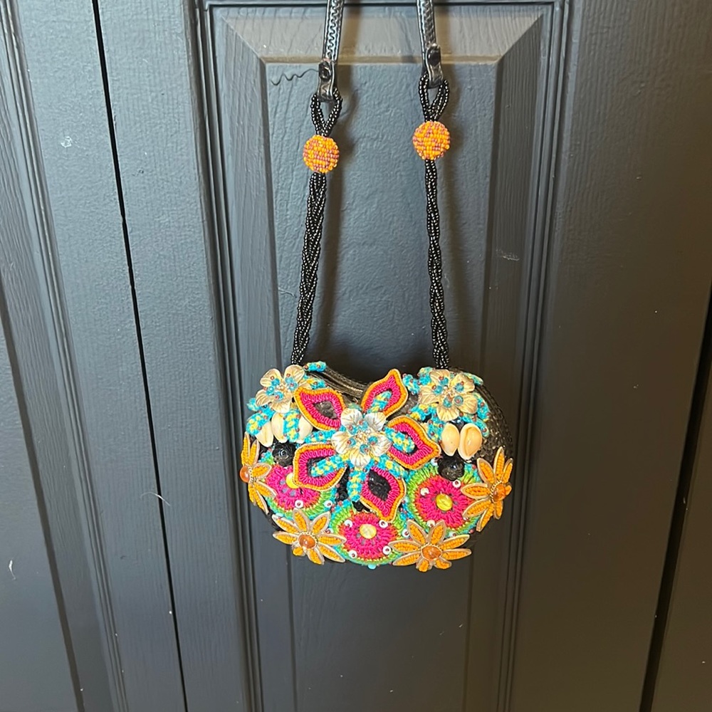 Mary Frances black sequin purse.